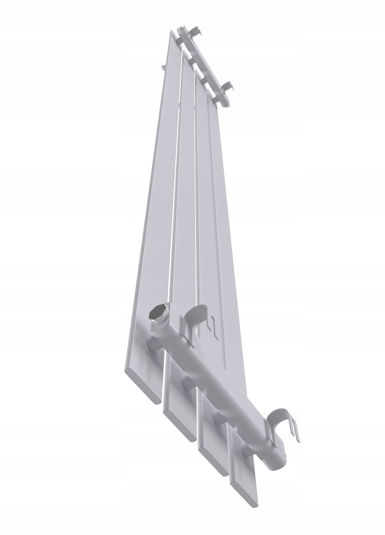 GRZEJNIK DEKORACYJNY BELLOHOOK 160x30 SZARY