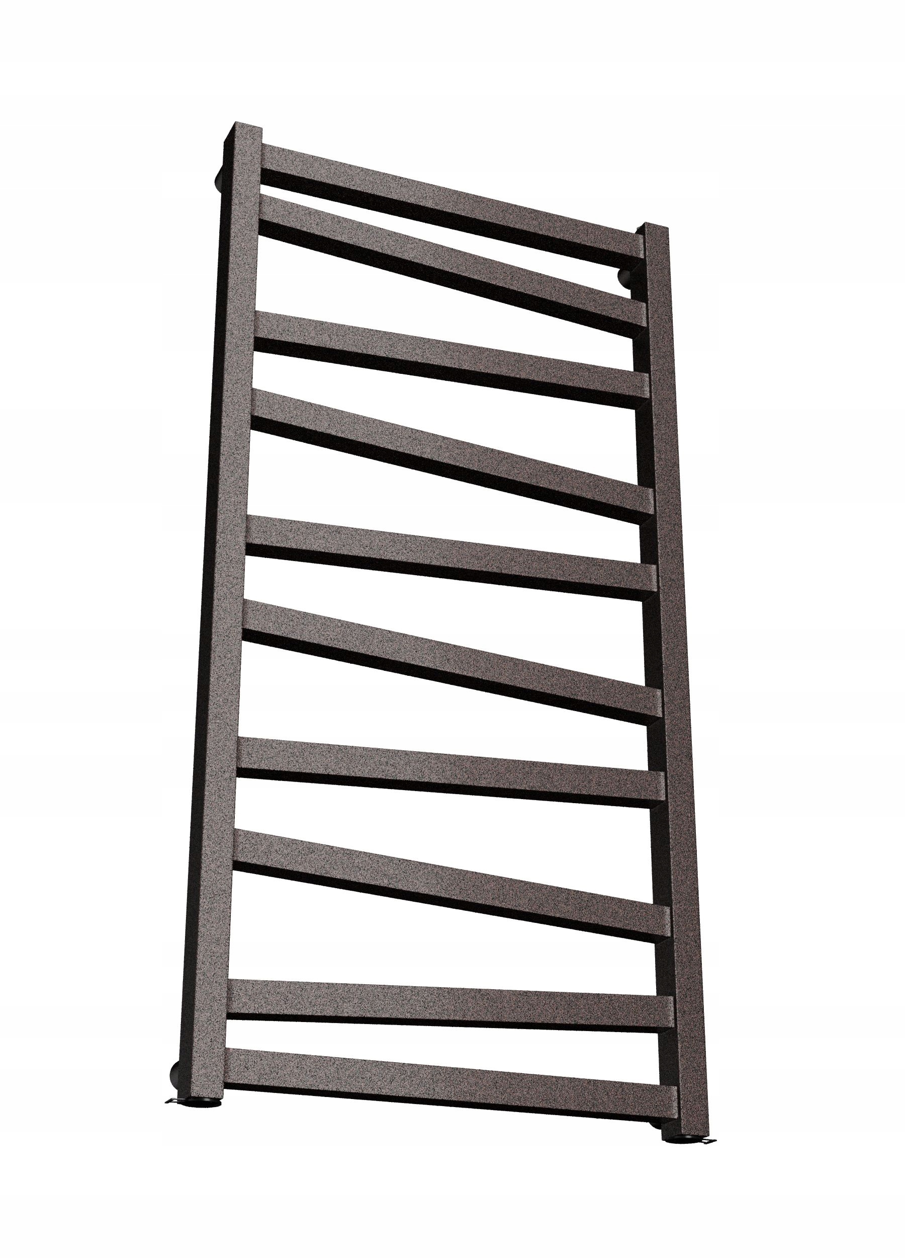 Grzejnik dekoracyjny ZYGZAK 1190x500 BORDO