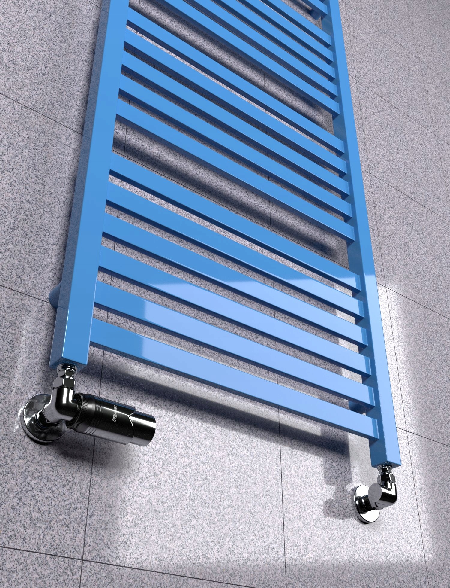 Grzejnik Dekoracyjny ROYAL 1550x430 NIEBIESKI