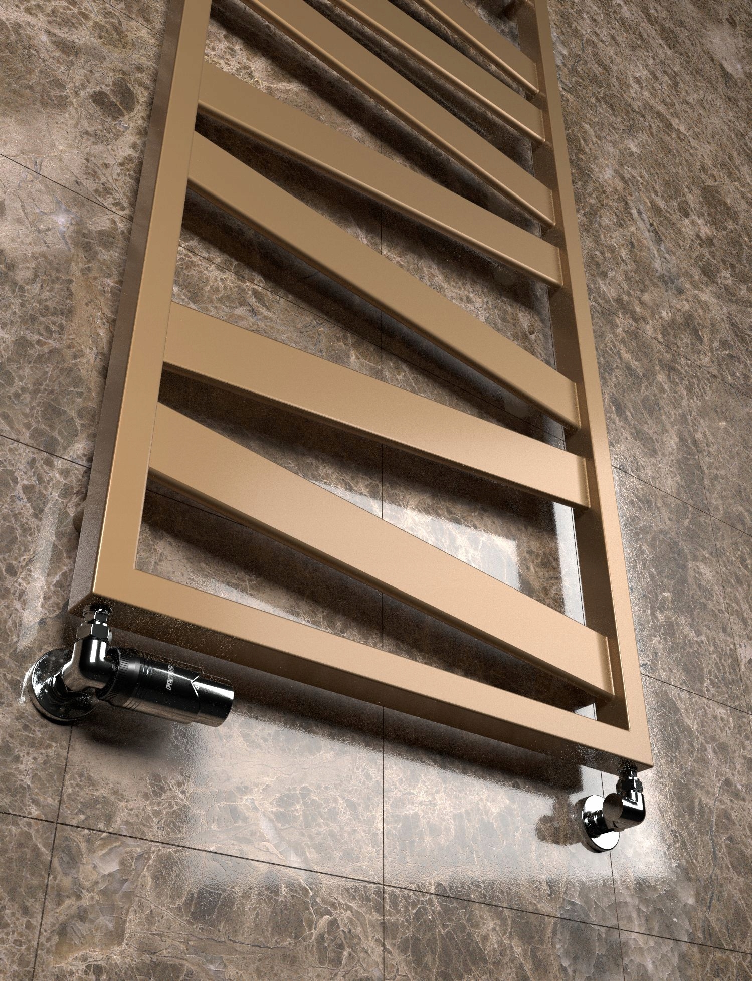 Grzejnik dekoracyjny RAMA INTRO 700x540 ANTYK