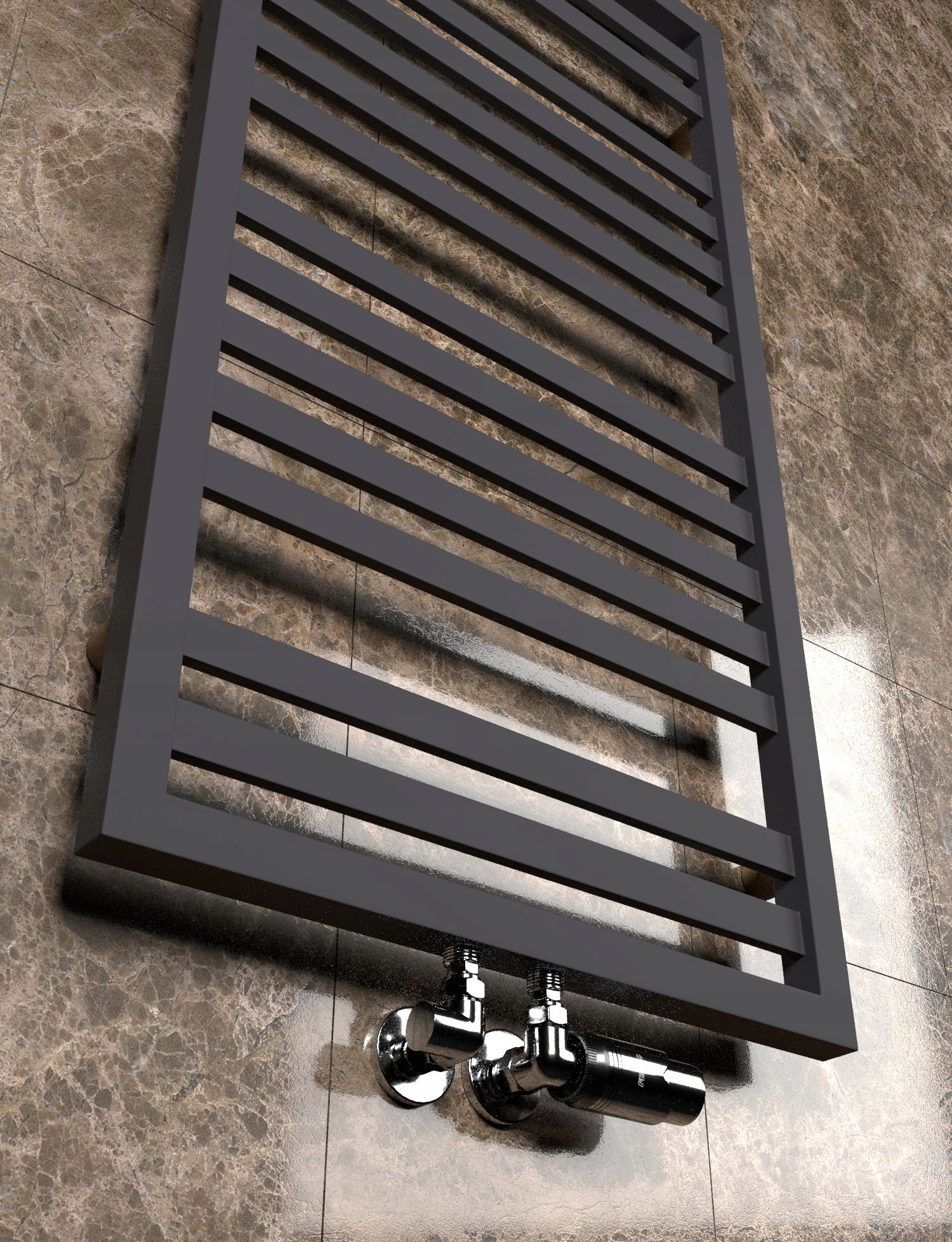 Grzejnik łazienkowy PRO-TERM 980x530 GRAFIT