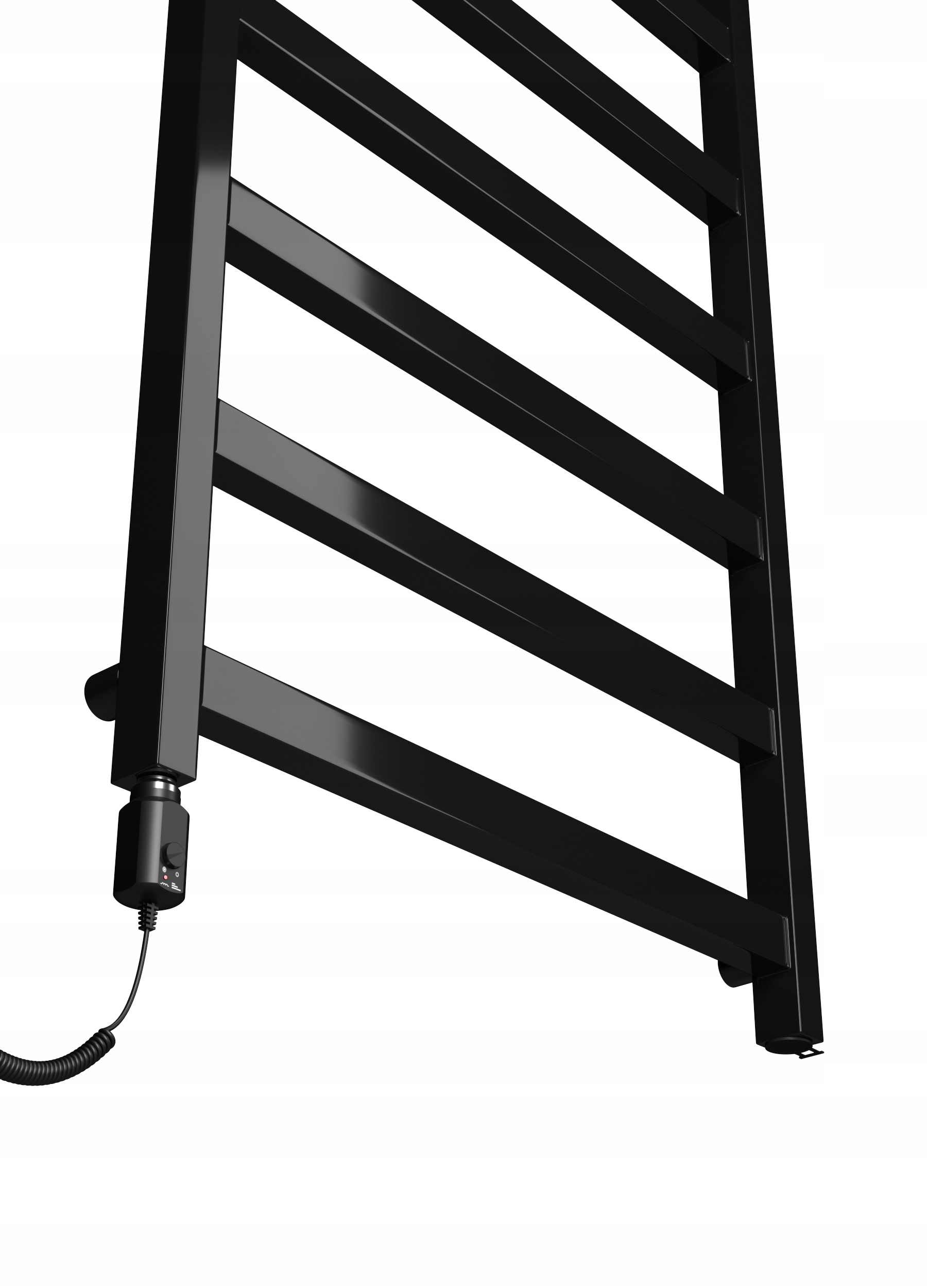 Grzejnik elektryczny BOX 1650x500 CZARNY POŁYSK