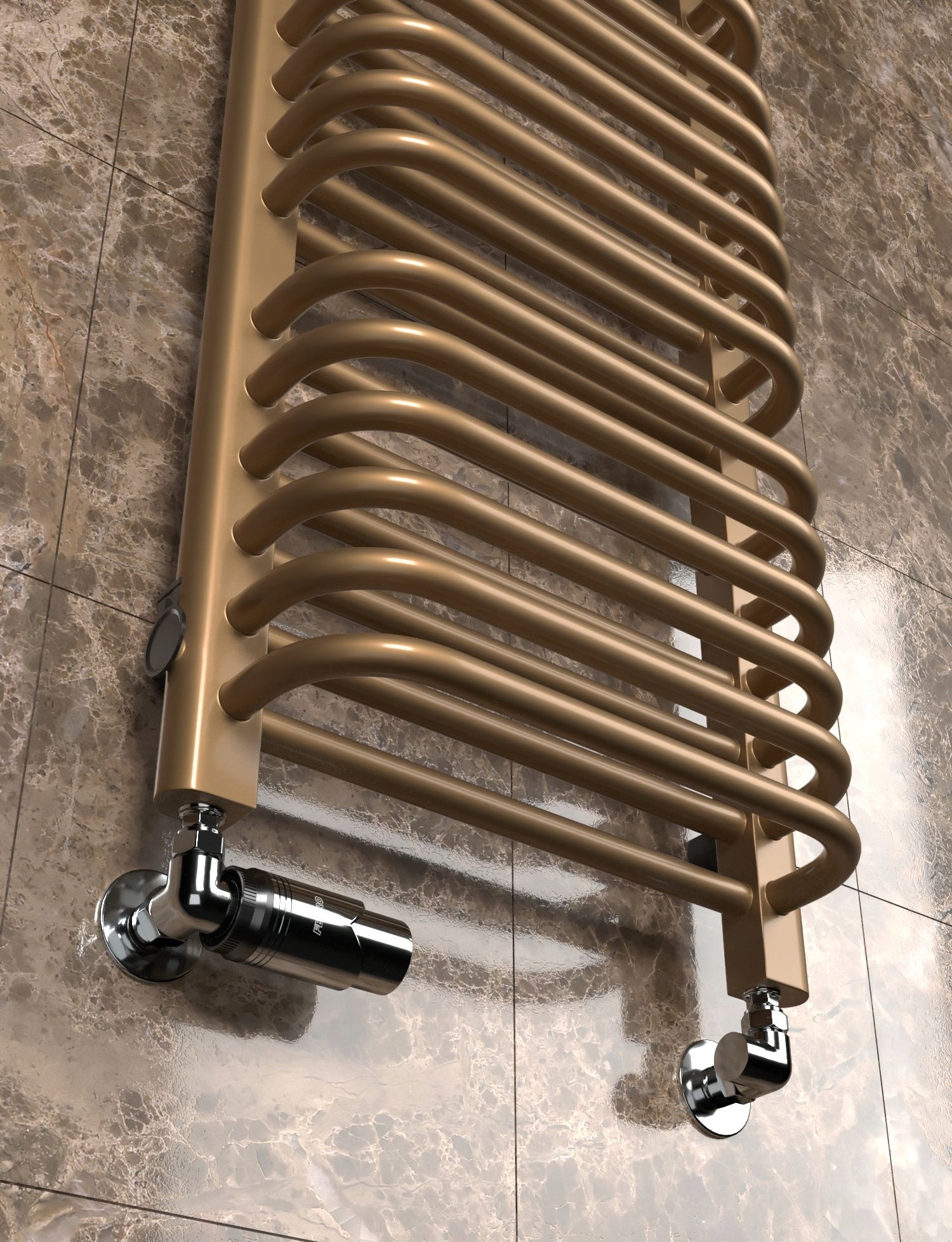 GRZEJNIK ŁAZIENKOWY OLD-SCHOOL 720x300 ANTYK