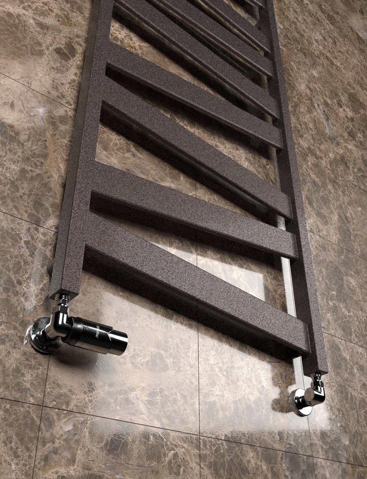 GRZEJNIK ŁAZIENKOWY INTRO 1520/540 BORDO