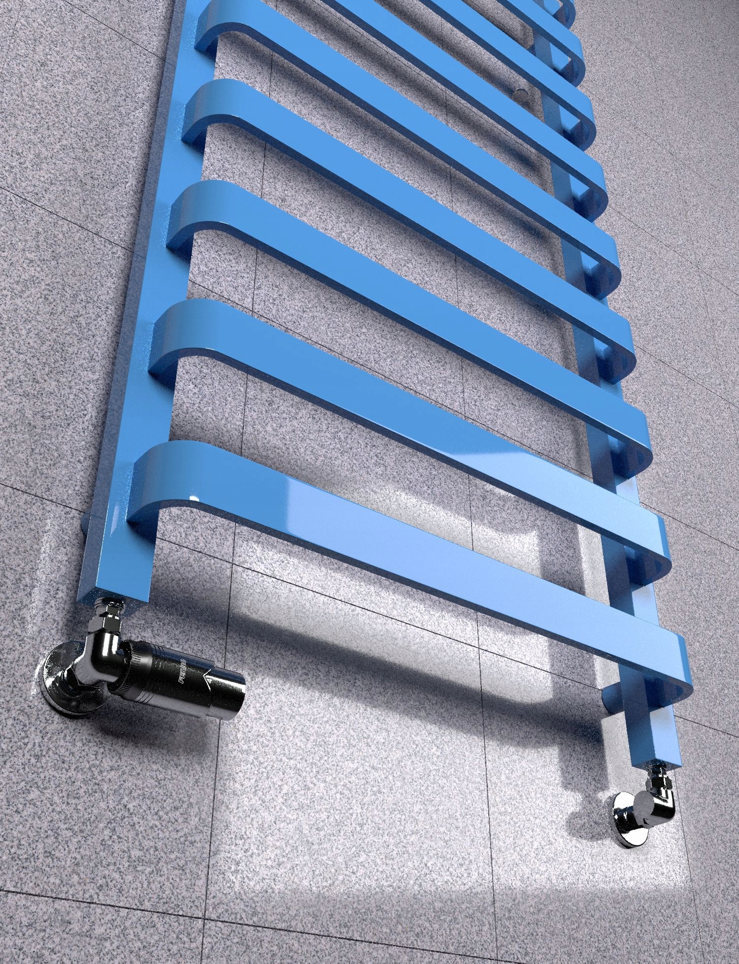 GRZEJNIK ŁAZIENKOWY PANDORA 70/50 NIEBIESKI