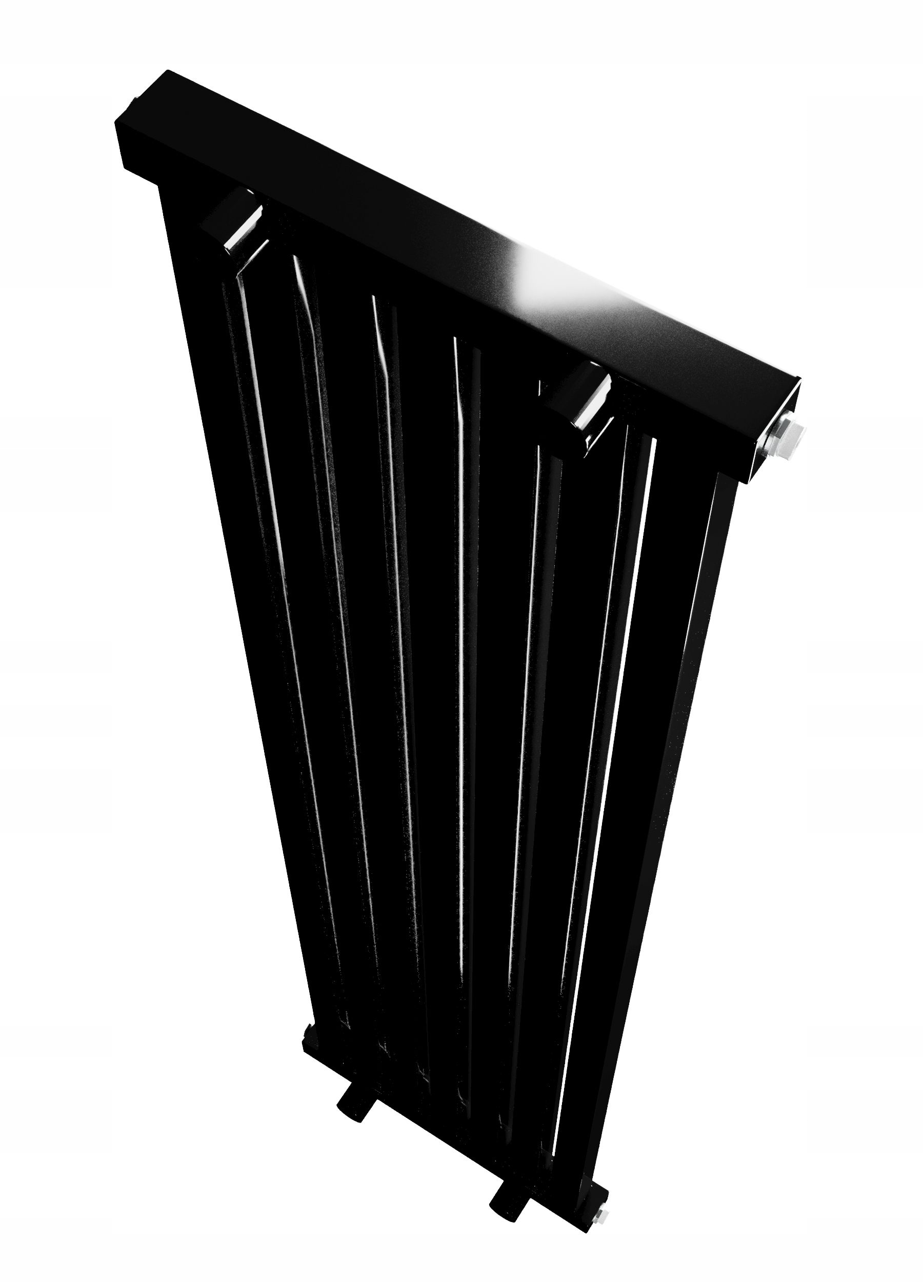 Grzejnik dekoracyjny RADIATOR 140x32 CZARNY POŁYSK