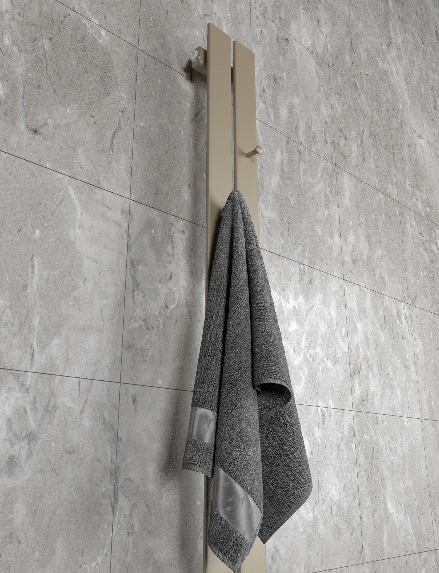 GRZEJNIK DEKORACYJNY BELLOHOOK 180x15 quartz 2