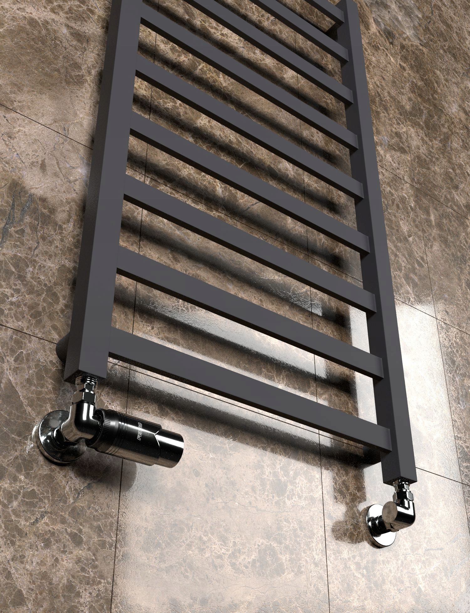 Grzejnik elektryczny 150/53 ROYAL Slim grafit