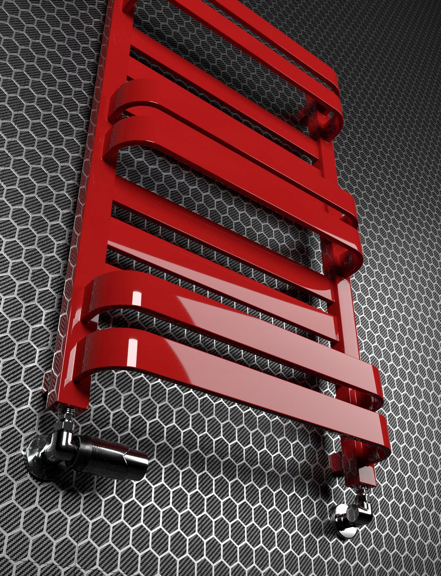 Grzejnik PANDORA SPECIAL 1470x540 CZERWONY