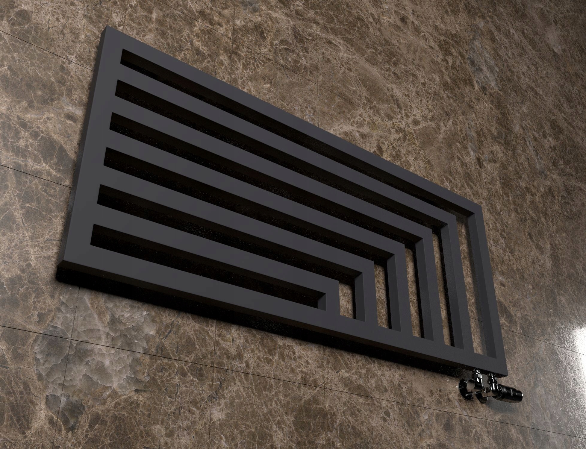 GRZEJNIK LAOS POZIOMY-PDV 52x80 GRAFITOWY