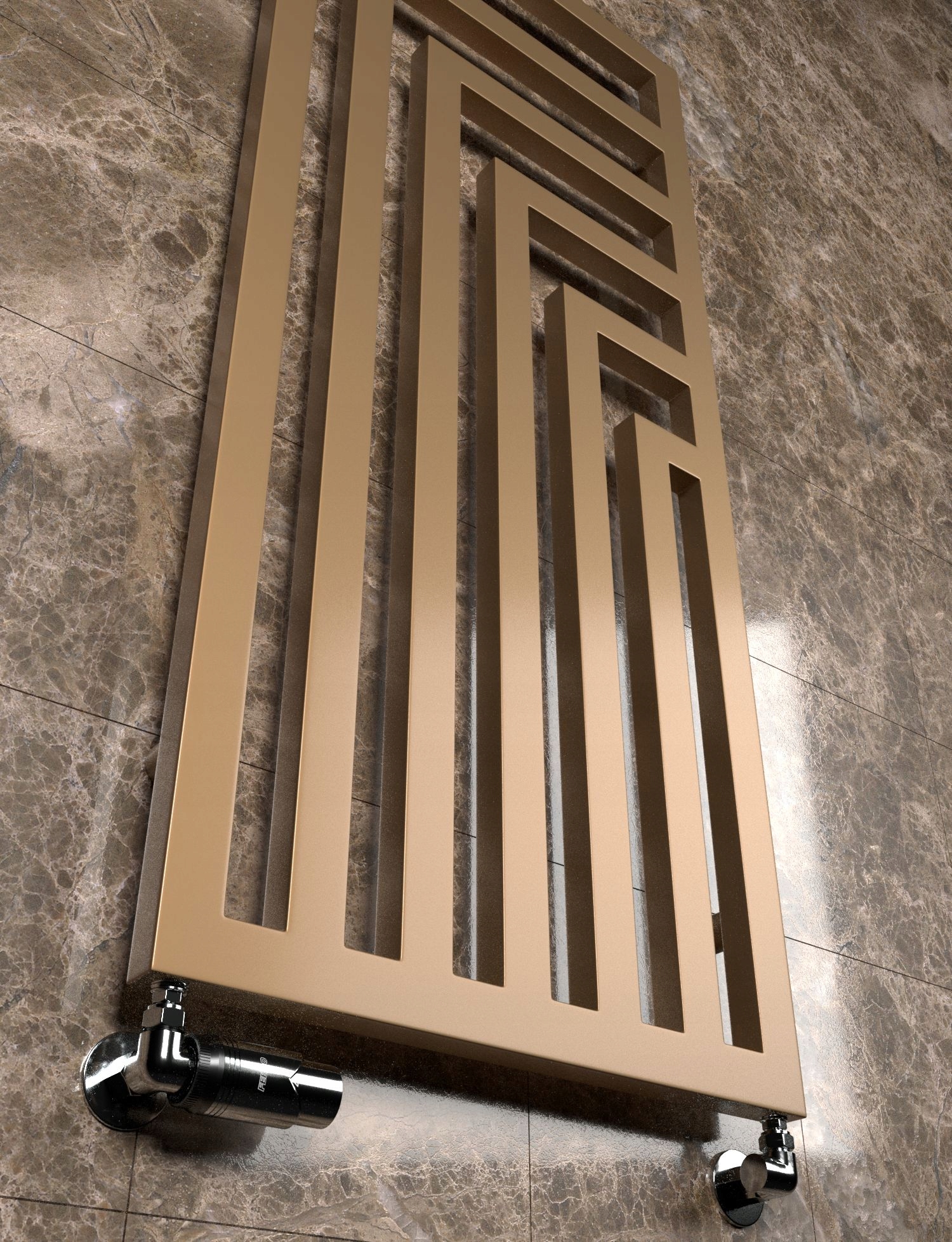 Grzejnik dekoracyjny LAOS 1400x520 ANTYK