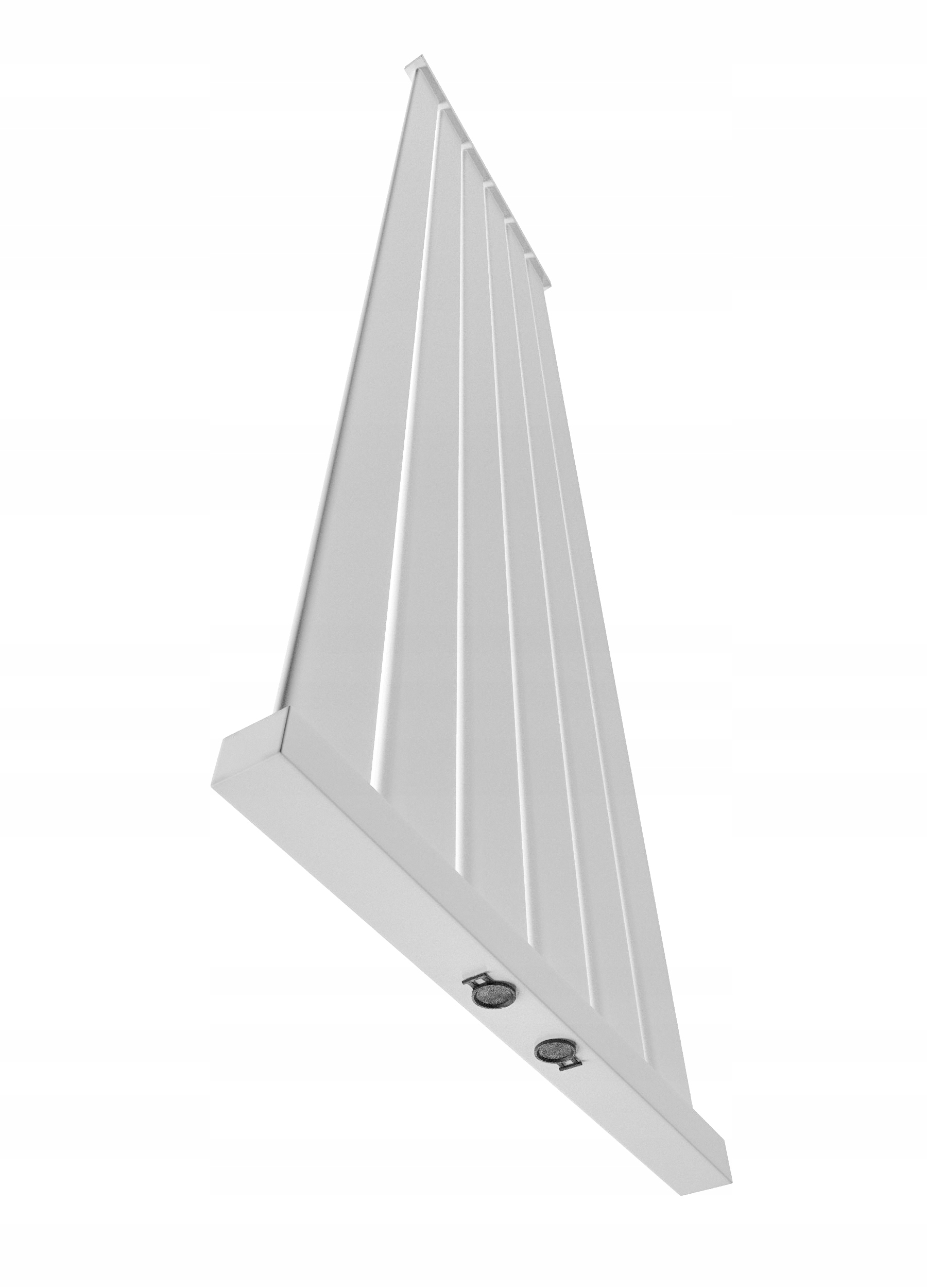 Grzejnik dekoracyjny LOTUS 120x61 BIAŁY MAT