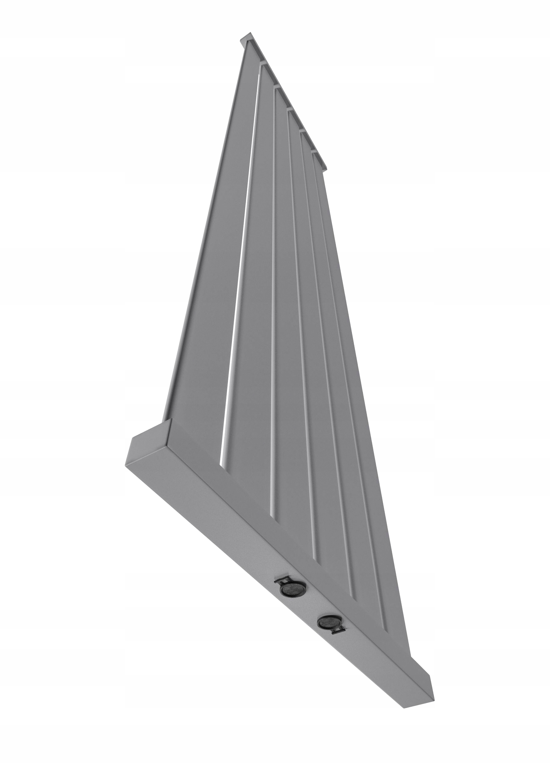 Grzejnik dekoracyjny LOTUS 120x45 SZARY STRUKTURA