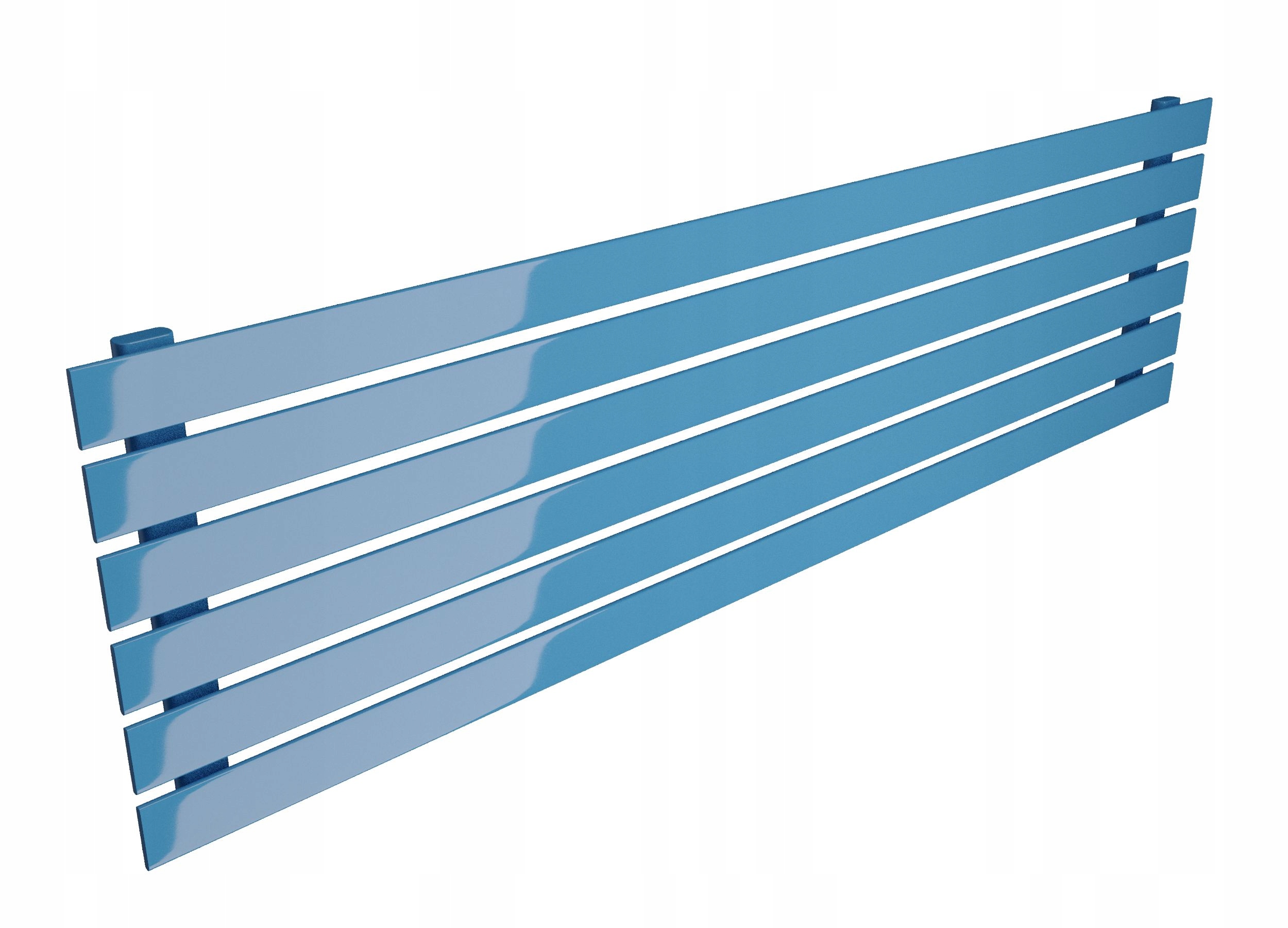 Grzejnik poziomy BELLOSLIM 45x100 niebieski