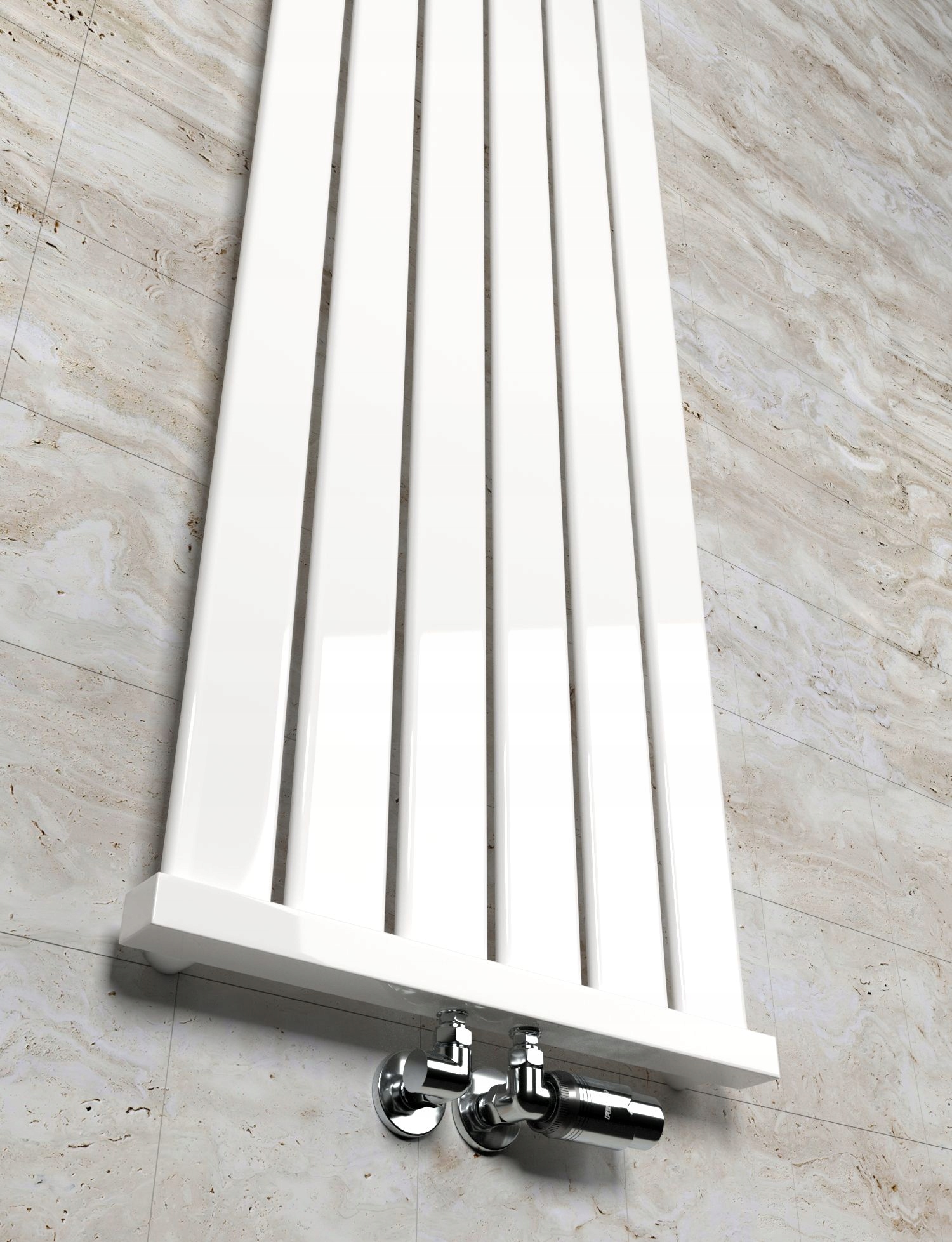 Grzejnik dekoracyjny LOTUS 120x61 BIAŁY POŁYSK