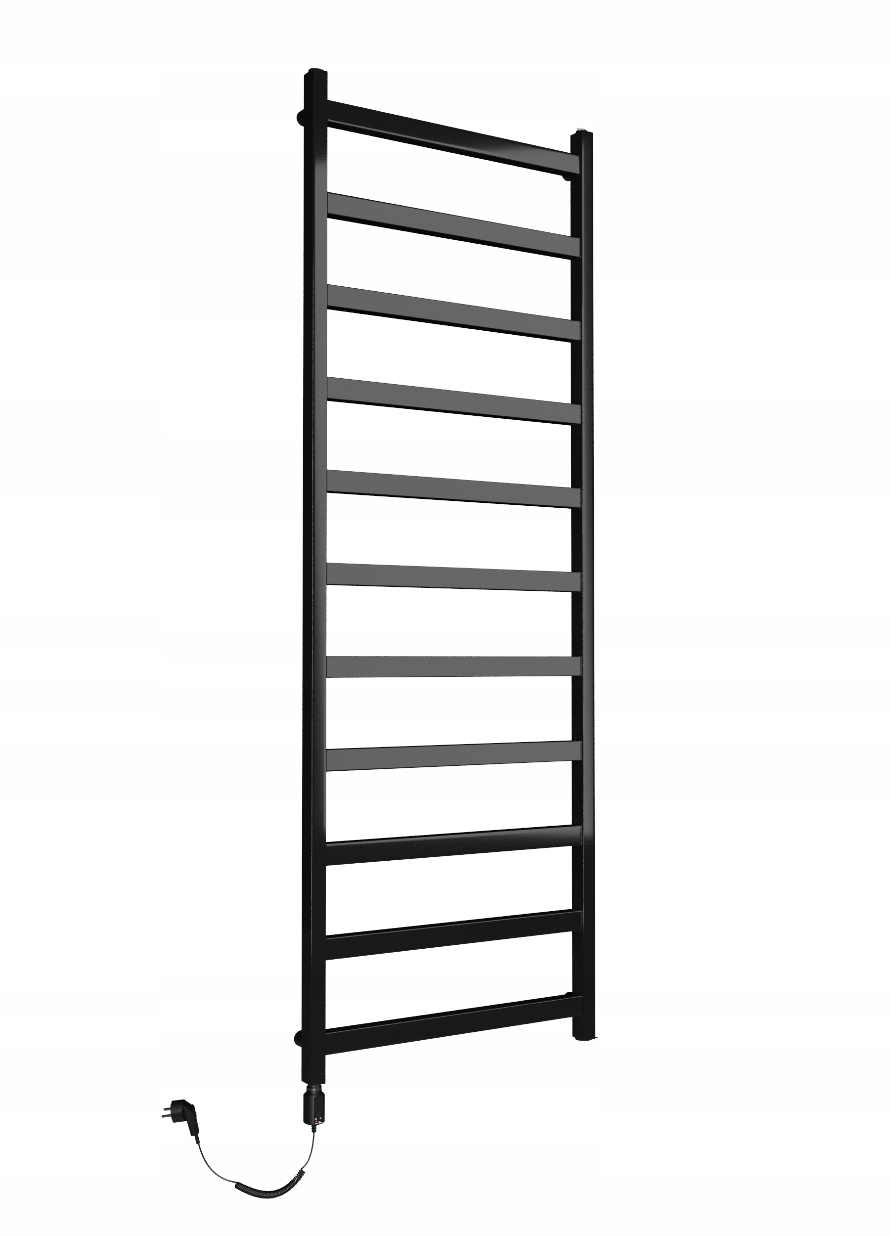 Grzejnik elektryczny BOX 1650x500 CZARNY POŁYSK