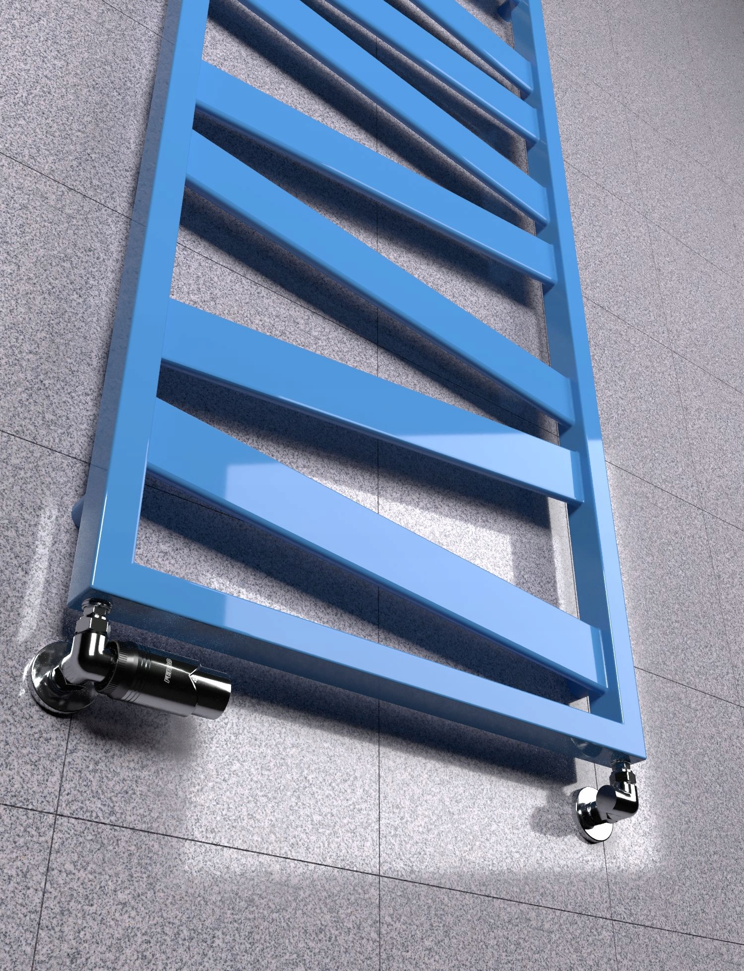 Grzejnik RAMA INTRO 1300x540 NIEBIESKI