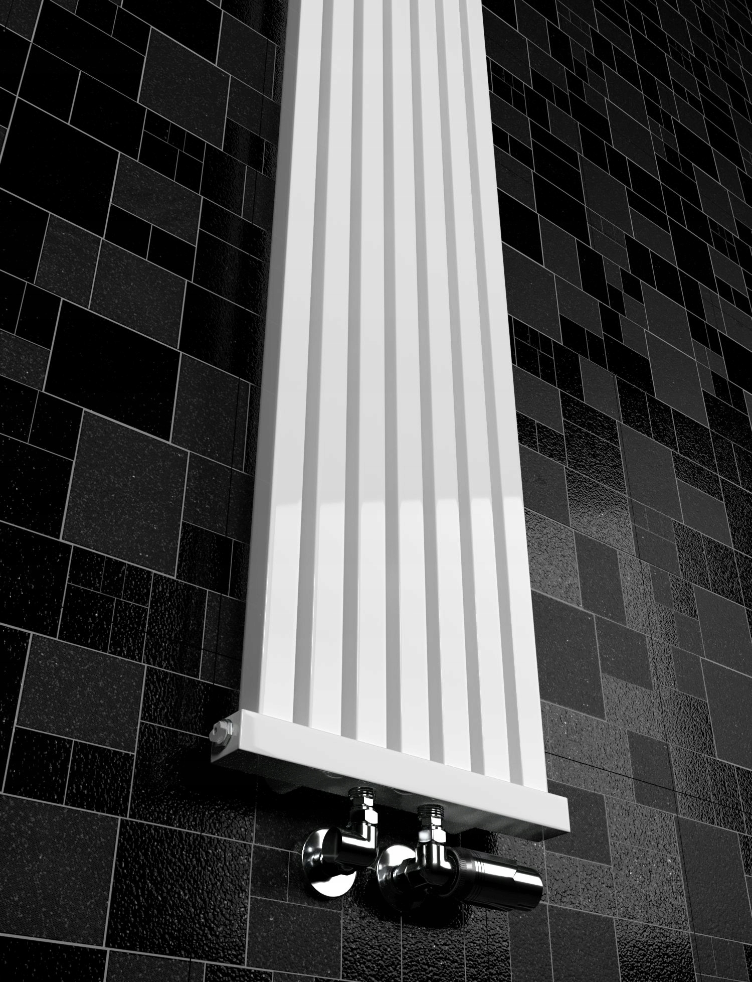 Grzejnik dekoracyjny RADIATOR 180x61 BIAŁY POŁYSK