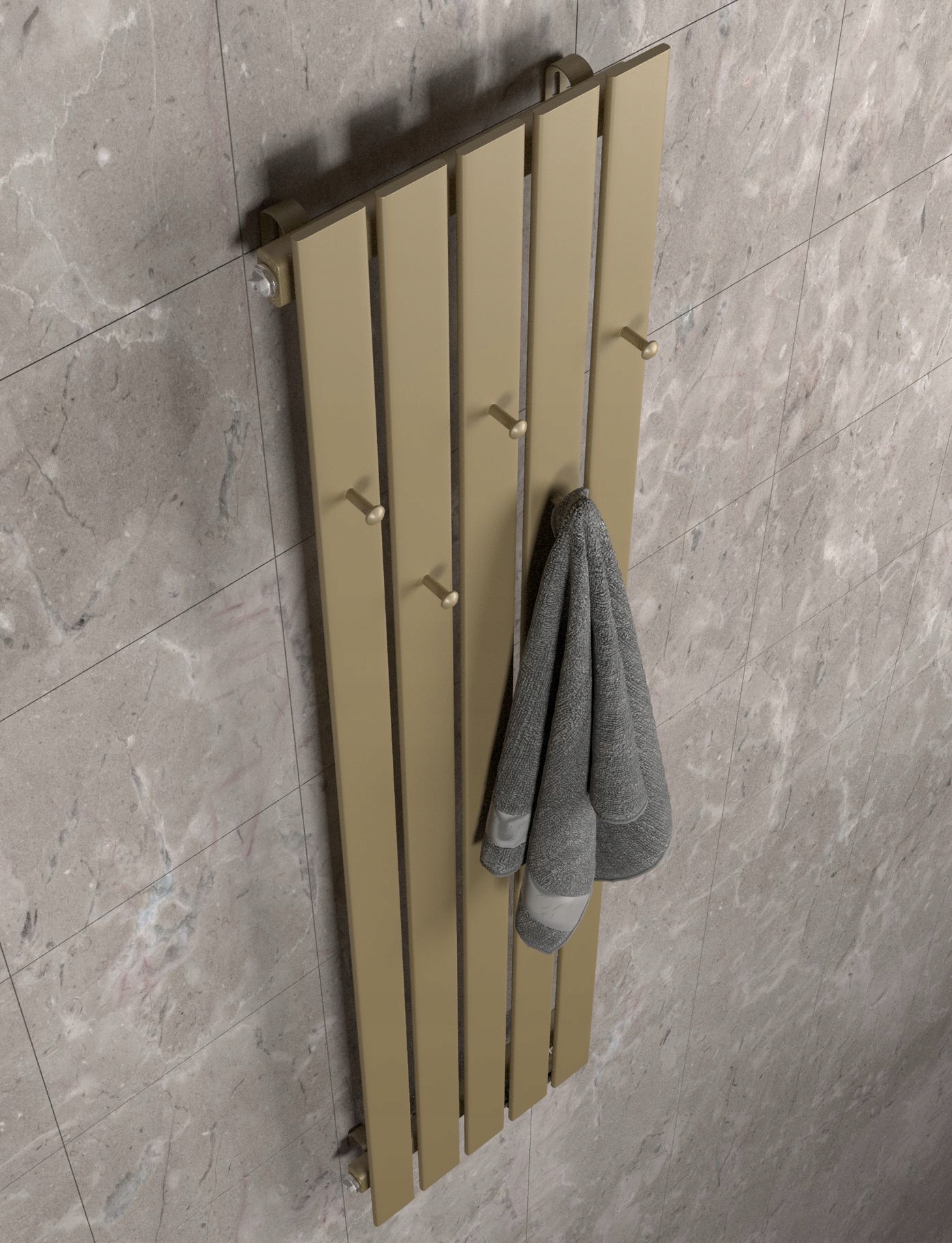 GRZEJNIK DEKORACYJNY BELLOHOOK 180x38 QUARTZ 2