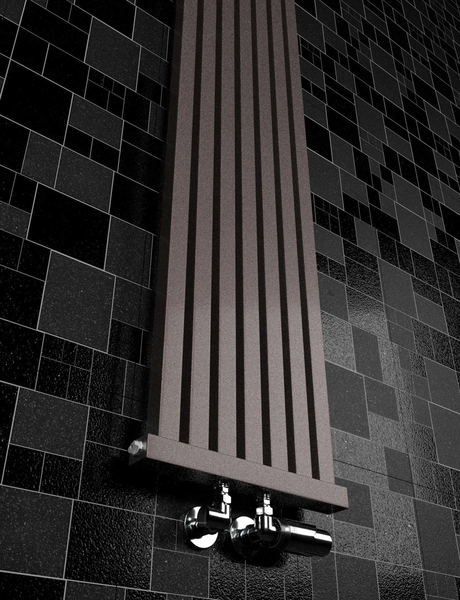 Grzejnik dekoracyjny RADIATOR 180x46 BORDO