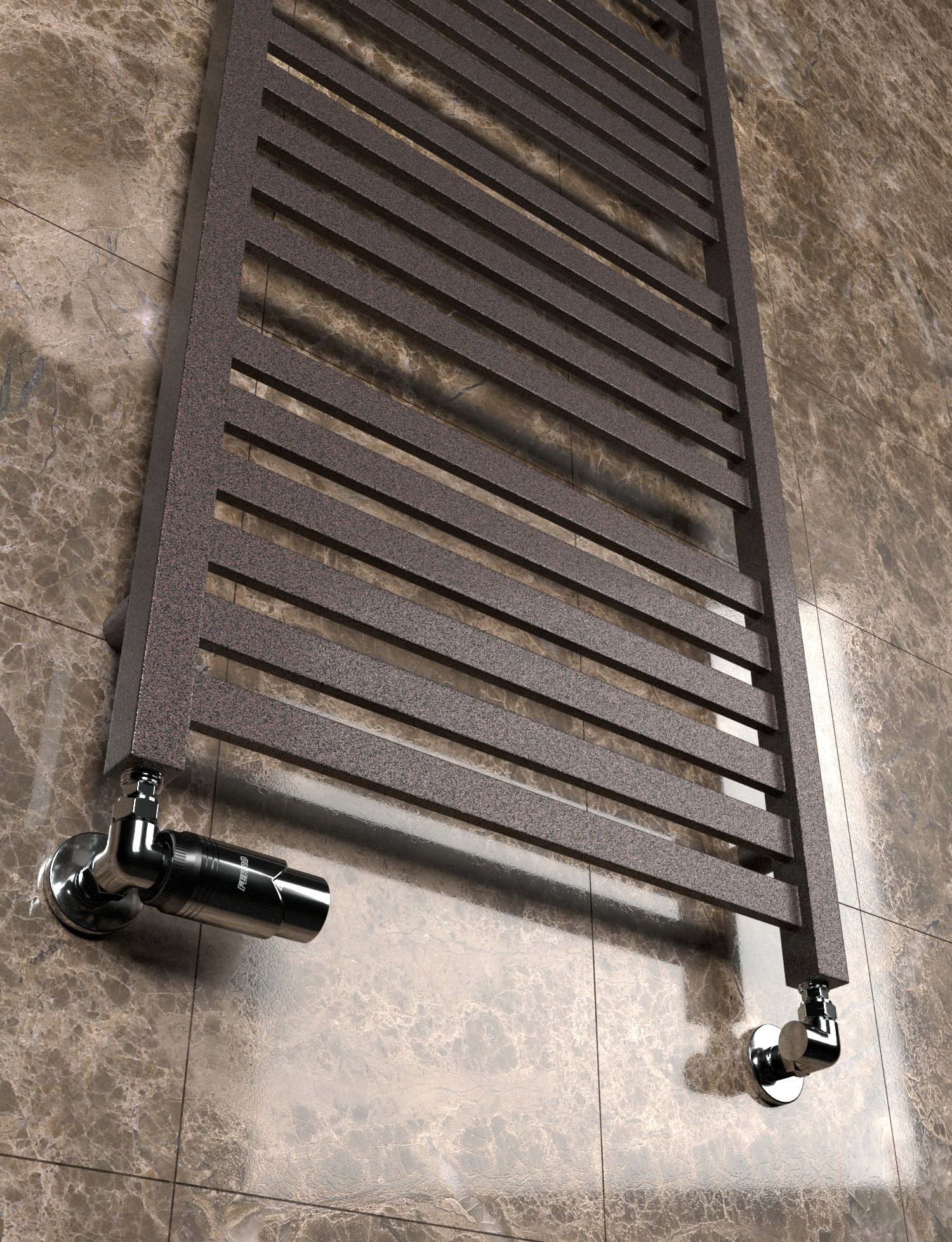 Grzejnik Dekoracyjny ROYAL 500x630 BORDO