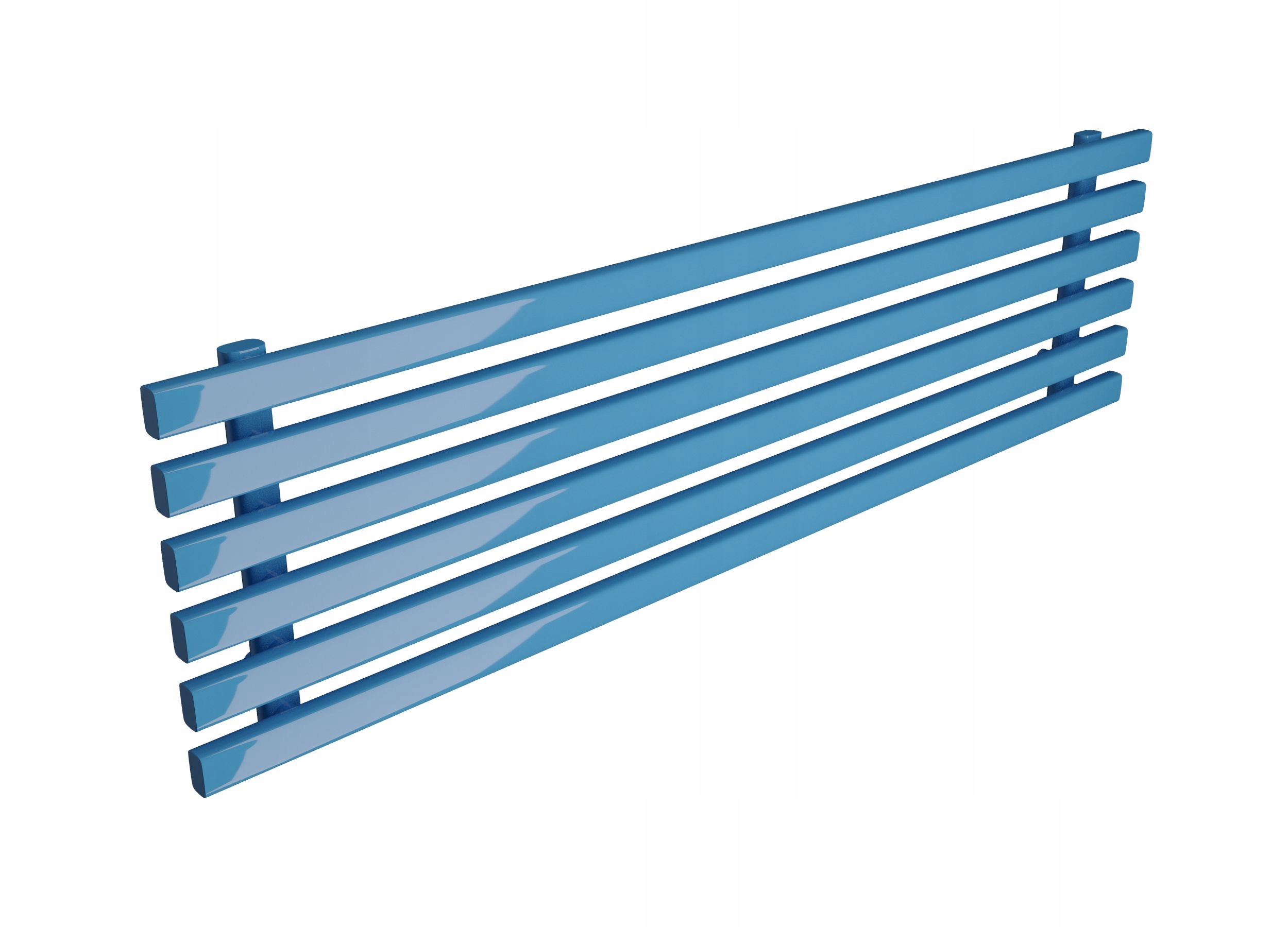 Grzejnik poziomy HORYZONT6 45x120 niebieski