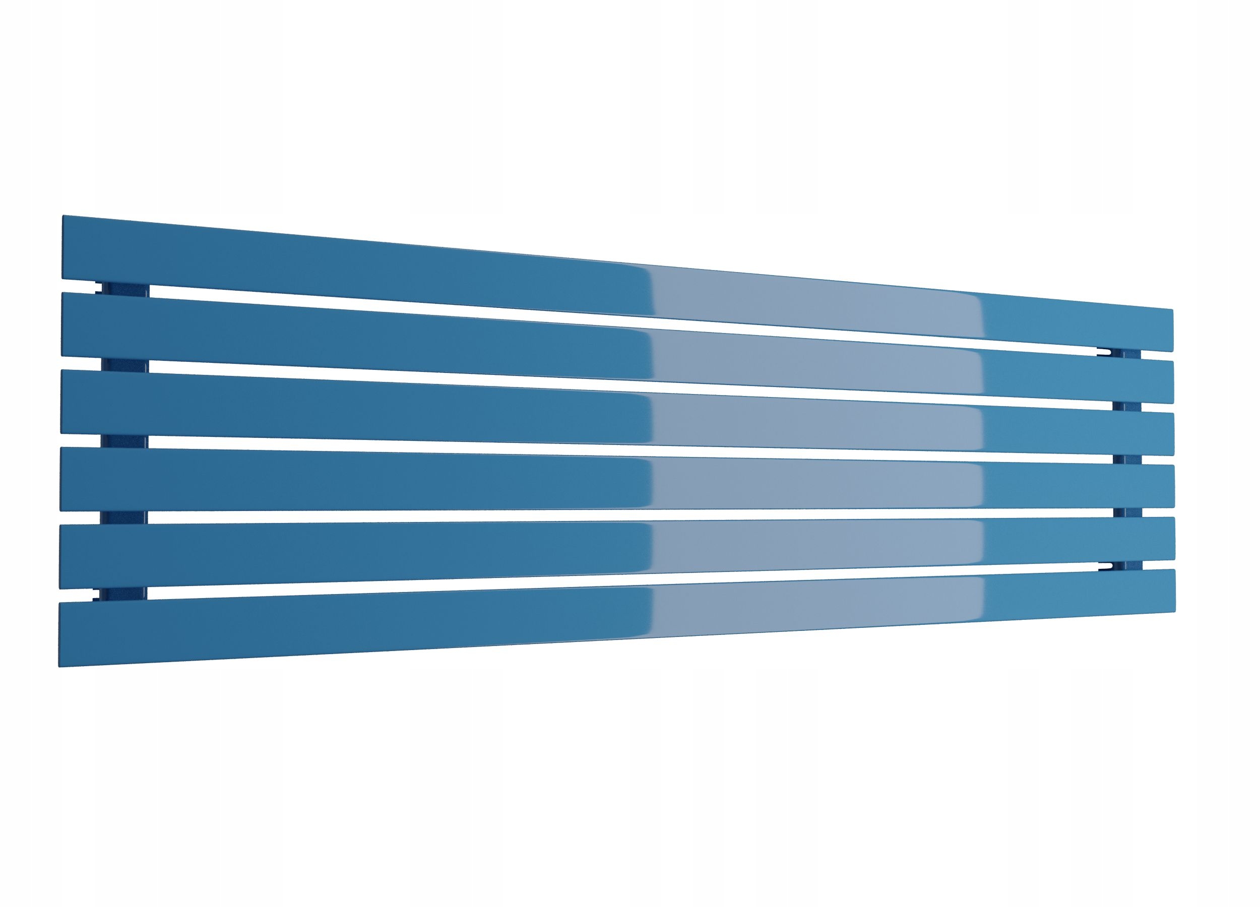 Grzejnik poziomy BELLOSLIM 45x100 niebieski