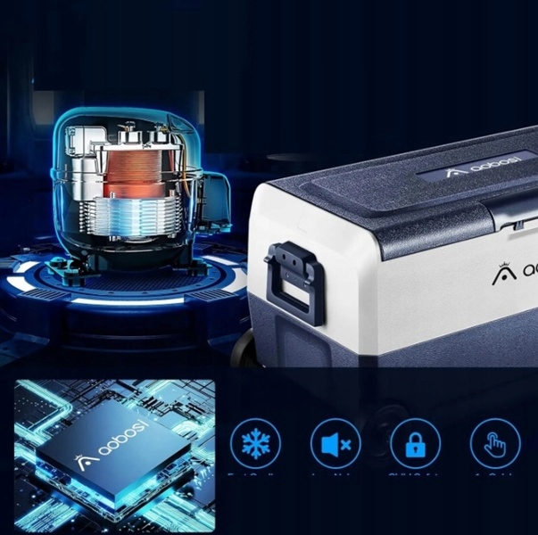 Lodówka samochodowa turystyczna przenośna zamrażarka 36 l AAOBOSI