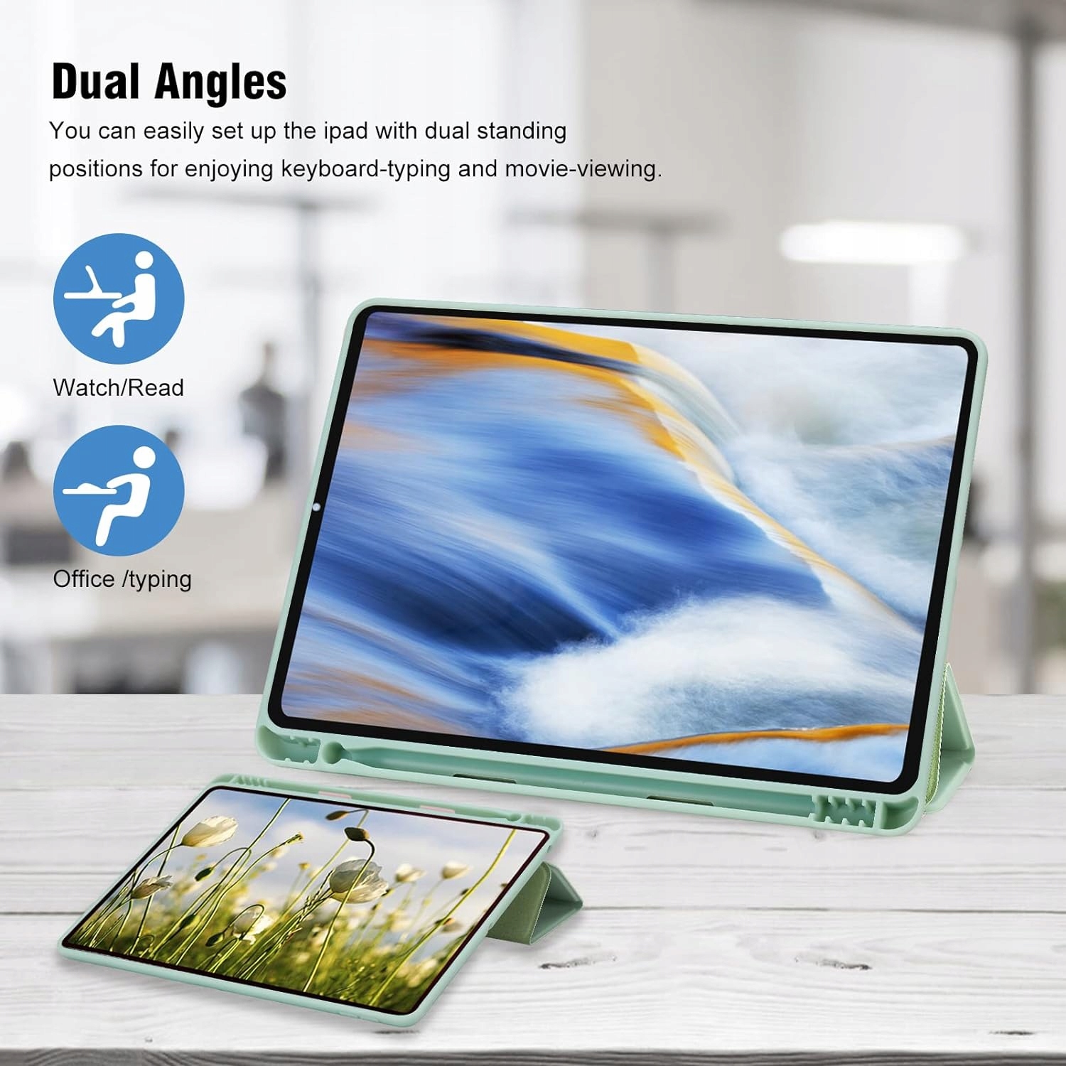 ETUI S-PENCIL DO APPLE iPad 10.2 9 GEN 2021 + RYSIK POJEMNOŚCIOWY