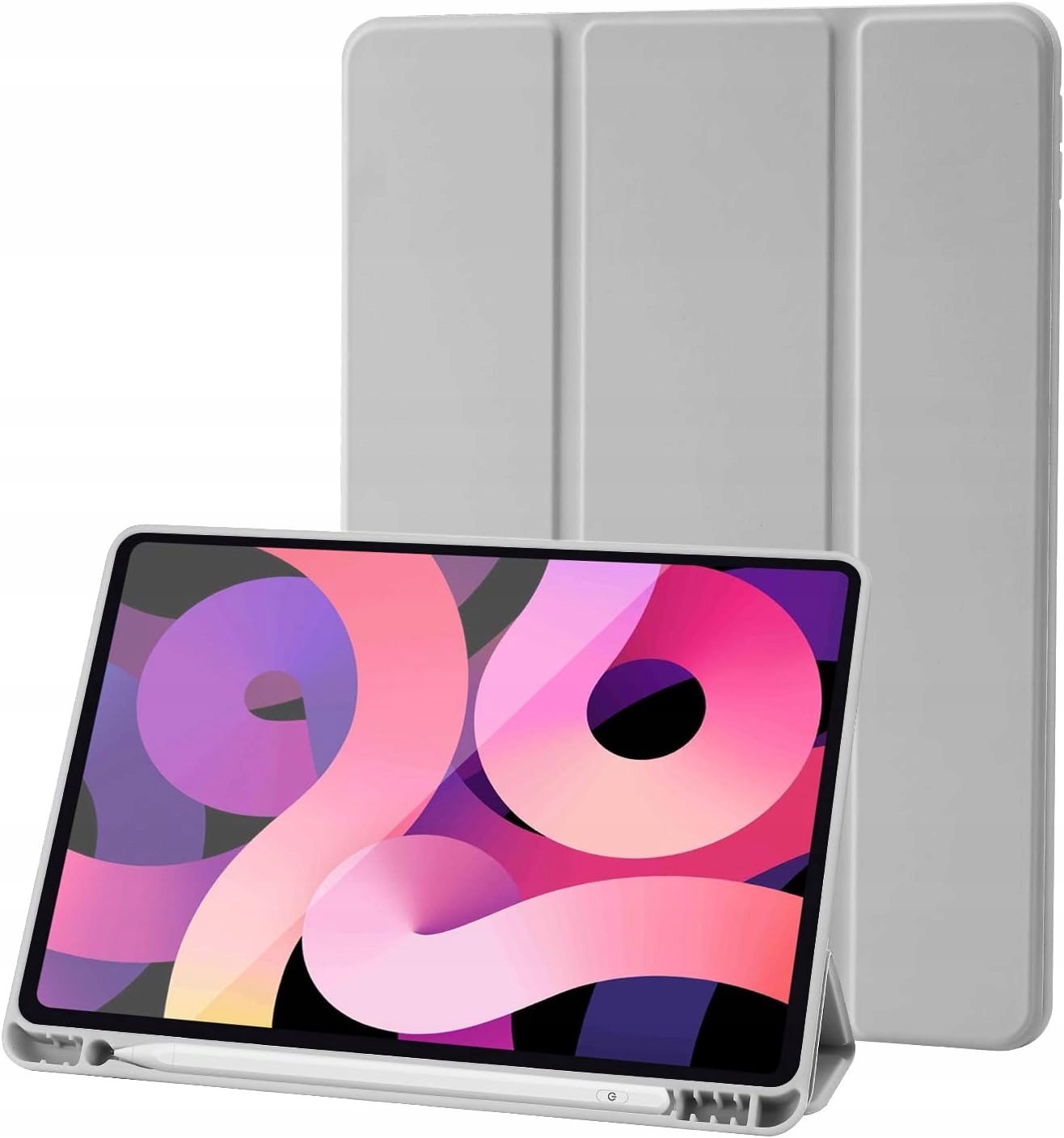 ETUI S-PENCIL DO APPLE iPad 10.2 9 GEN 2021 + SZKŁO HARTOWANE + RYSIK