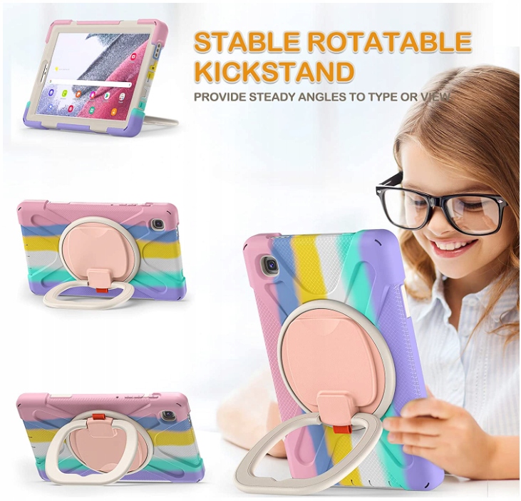 ETUI SAMSUNG A7 LITE 8.7 SM-T220 SM-T225 T220 T225 + SZKŁO HARTOWANE +RYSIK