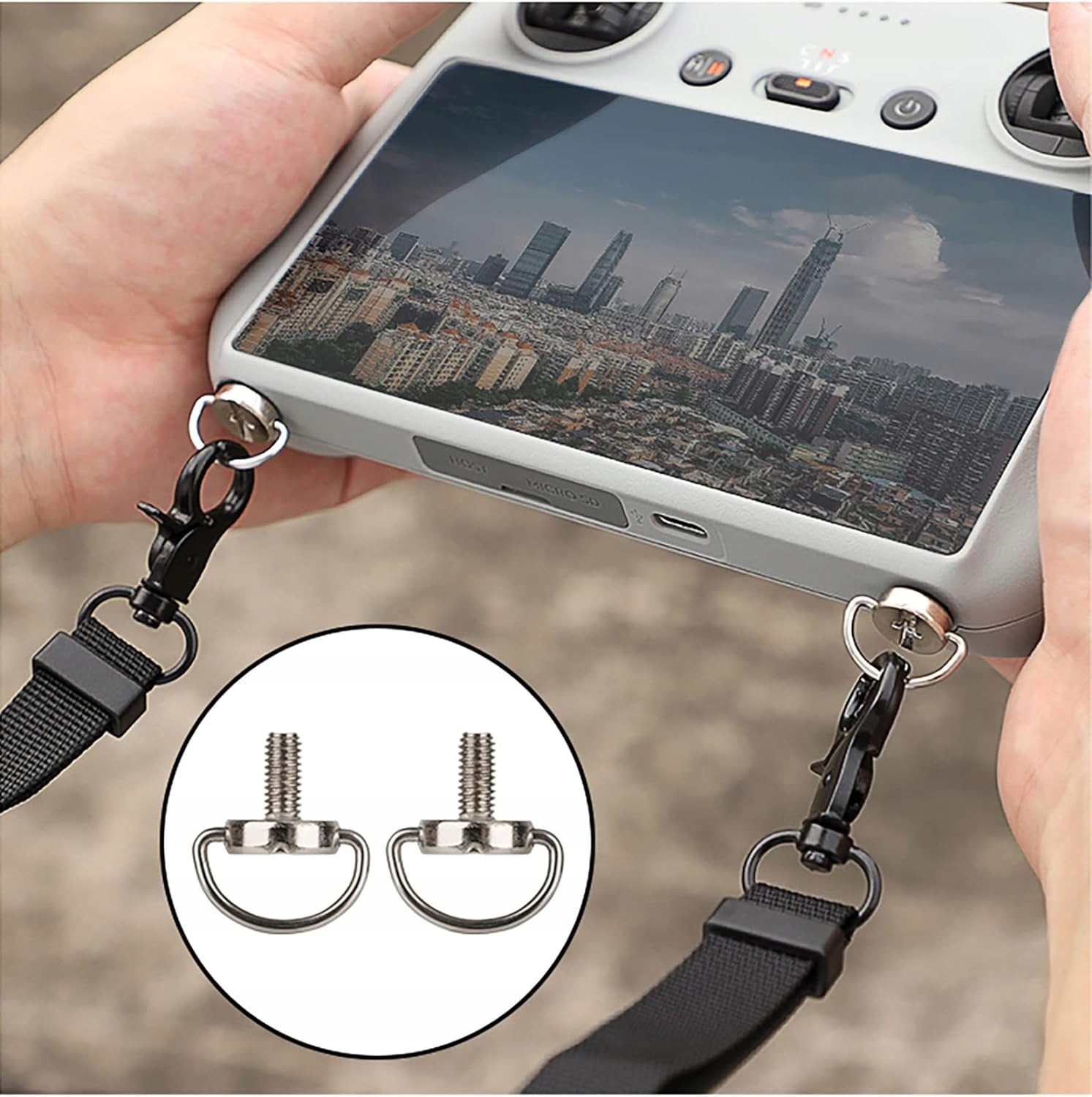 UCHWYT SMYCZ PASEK DO KONTROLERA DJI RC PRO RC 1/2 DJI Air 3 / Mini 3 4 PRO