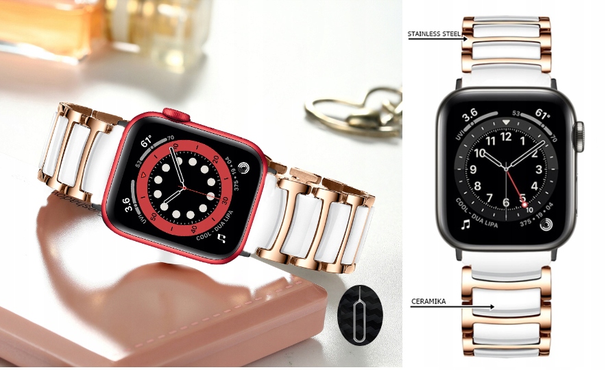PASEK CERAMICZNY DO APPLE WATCH 38/40/41mm