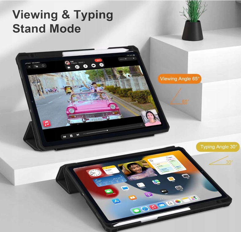 ETUI PENCIL SAMSUNG GALAXY TAB S6 LITE 10.4 2021 2022 2024 + SZKŁO HAROWANE