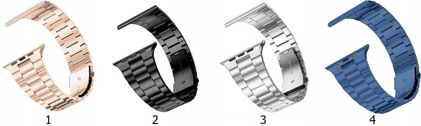 BRANSOLETA PASEK STEEL DO APPLE WATCH 45/44/42mm