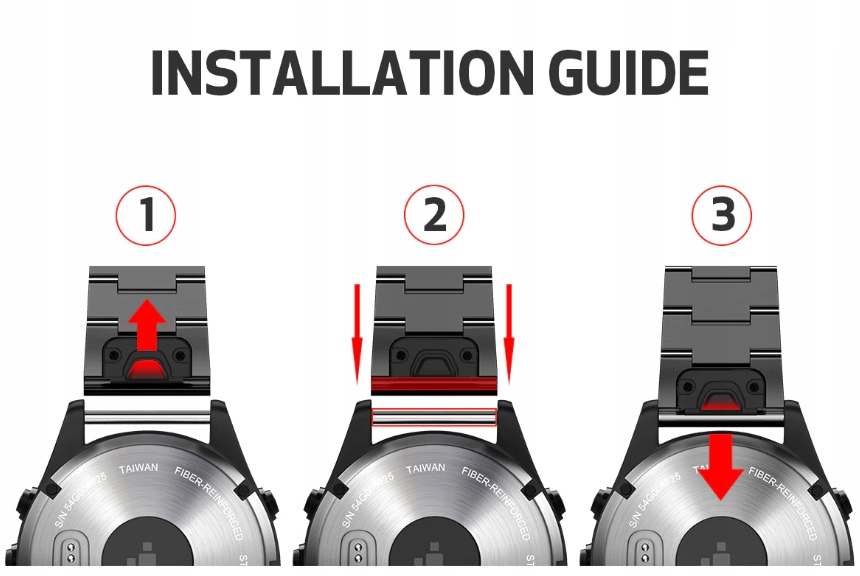 BRANSOLETA DO GARMIN FENIX 5 / 6 / 7 / QUICKFIT