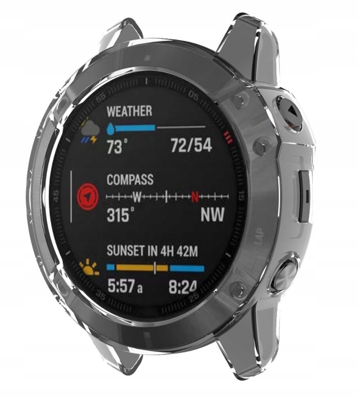 ETUI OCHRONNE DO GARMIN FENIX 6s PRO SOLAR + SZKŁO