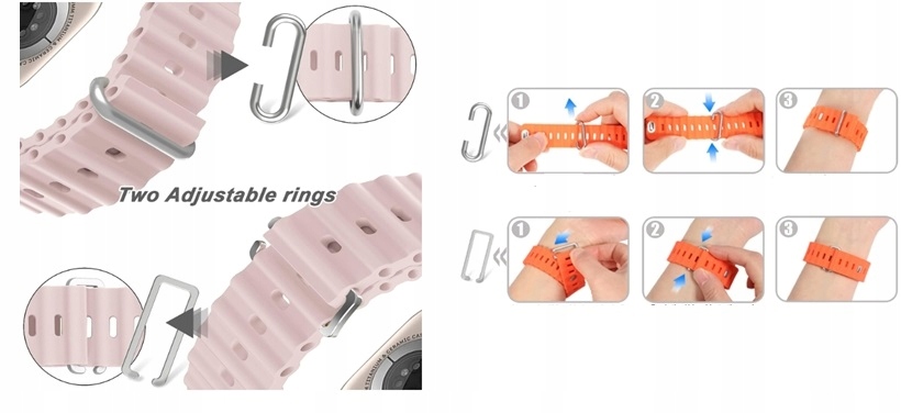 PASEK DO APPLE WATCH SERIES 1/2/3/4/5/6/7/8 SE 42MM 44MM 45MM 49MM