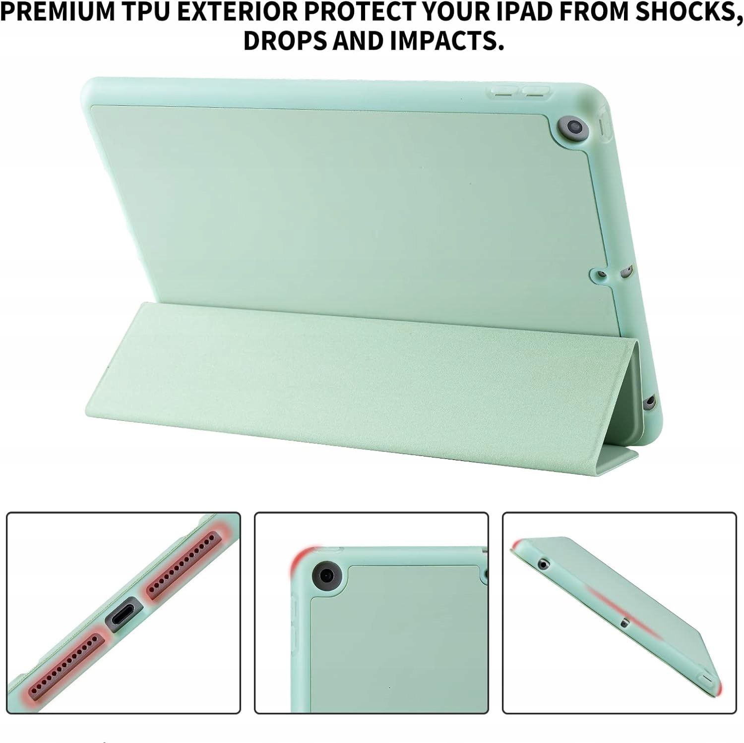 ETUI S-PENCIL DO APPLE iPad 10.2 9 GEN 2021 + RYSIK POJEMNOŚCIOWY