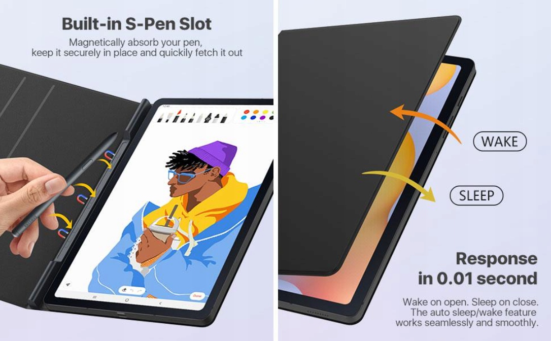 ETUI DO SAMSUNG GALAXY TAB S6 LITE 10.4 + SZKŁO