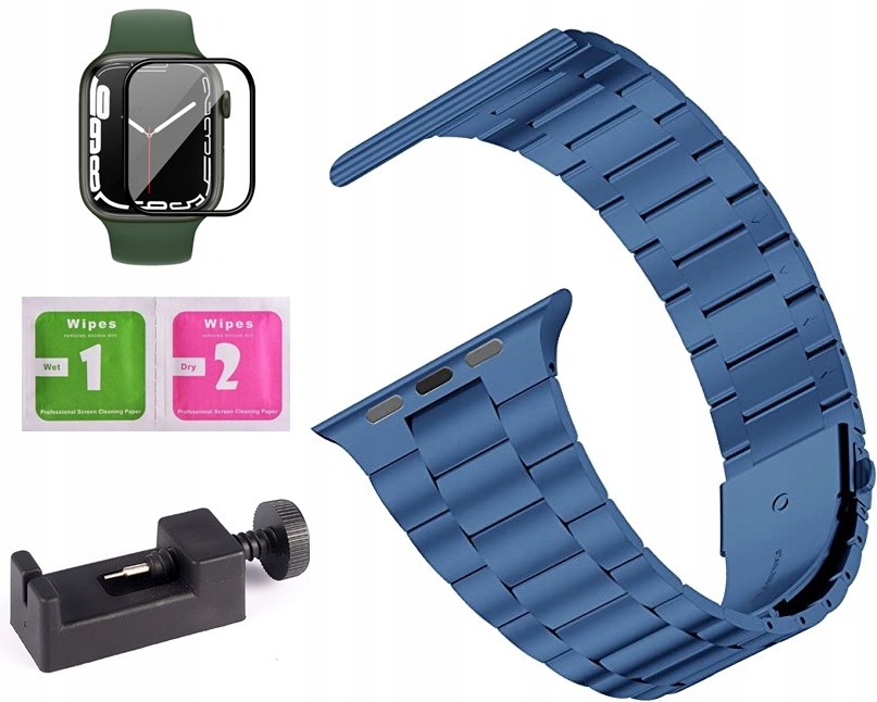 BRANSOLETA PASEK STEEL DO APPLE WATCH 45/44/42mm