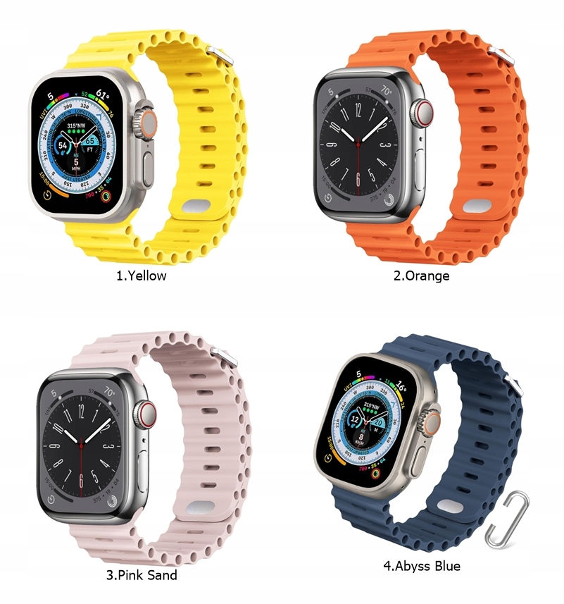 PASEK DO APPLE WATCH SERIES 1/2/3/4/5/6/7/8 SE 42MM 44MM 45MM 49MM