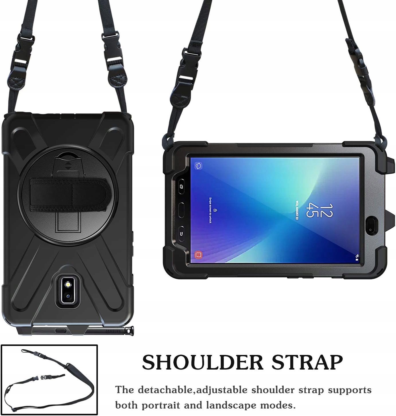 ETUI ARMOR CASE DO SAMSUNG TAB ACTIVE 2 8.0 T390 T395 + RYSIK