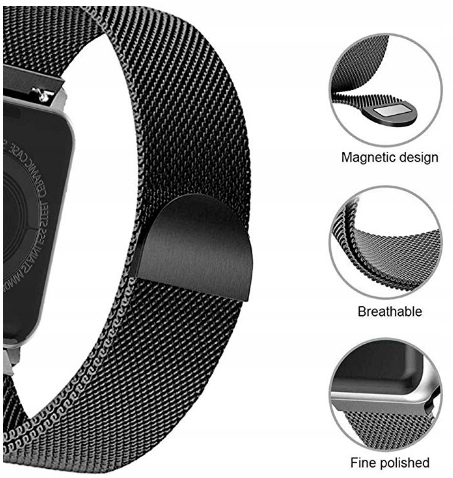 PASEK MAGNETYCZNY DO APPLE WATCH 6 / 40mm +SZKŁO