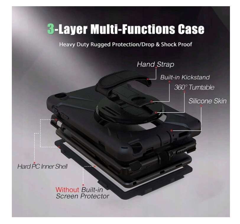 ETUI DO LENOVO TAB M8 8" TB-8505x 8505x + SZKŁO HARTOWANE + RYSIK