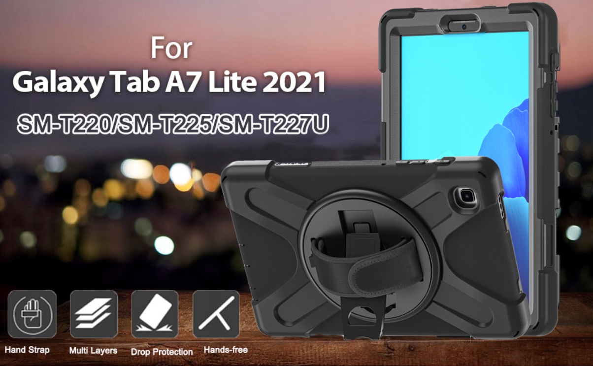 ETUI PANCERNE SAMSUNG GALAXY TAB A7 LITE 8.7 SZKŁO