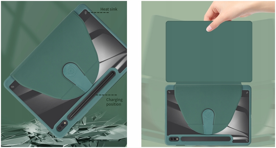 ETUI OBRACANE 360 STOPNI DO SAMSUNG GALAXY TAB S7+ S7 FE / S8+ PLUS 12.4