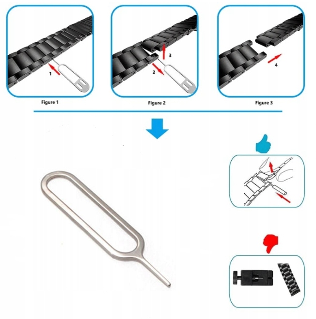 PASEK TYTANOWY HUAWEI GT3 GT2 GT2e 46MM 48MM PRO