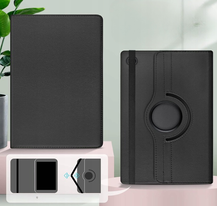 ETUI SKÓRZANE SAMSUNG GALAXY TAB A8 10.5 X200 X205 + SZKŁO HARTOWANE +RYSIK