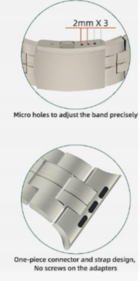 BRANSOLETKA PASEK DO APPLE WATCH ULTRA 49MM +SZKŁO